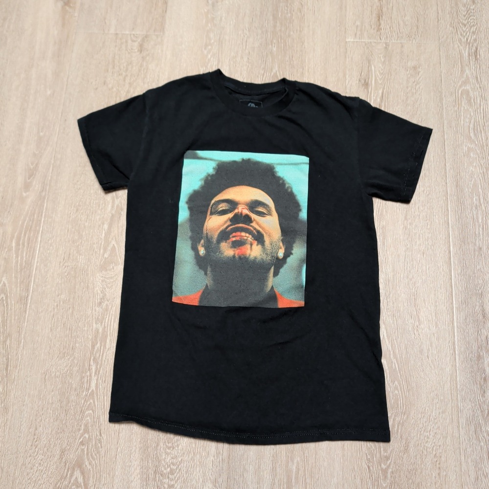 XO The Weeknd After‎ Hours T-Shirt Mens Small Black Double Sided Tee